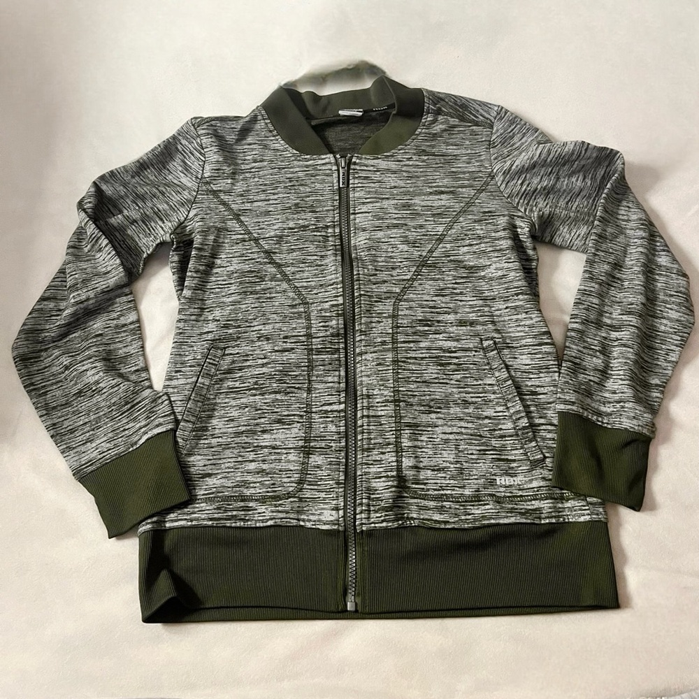 Gray and green RBX jacket